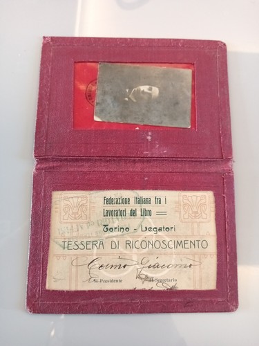 Tessera sindacale sindacato - tessera,