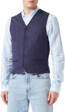 Gilet in Lino Jprriviera