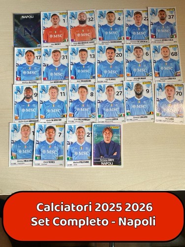 Napoli set figurine squadra - napoli,