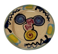 Piatto viso astratto ceramica