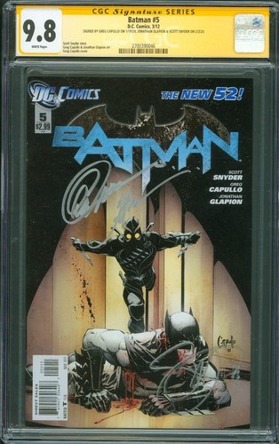 Batman cgc 3xss - batman, capullo