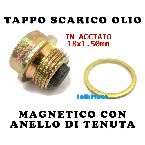 Tappo scarico olio magnetico - olio,
