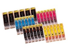 30 cartucce per Canon IP4200 IP4300 IP4500 IP3300 IP5200R MP520 MP530 con chip