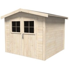 Casetta in Legno 2.3x2.3 mt a Pannelli 19 mm Moderna Porta Attrezzi da Giardino