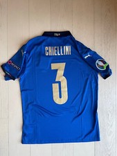 Maglia Italia Italy Euro 2020 Home Kit Match Issued Final Chiellini 3 Vs England
