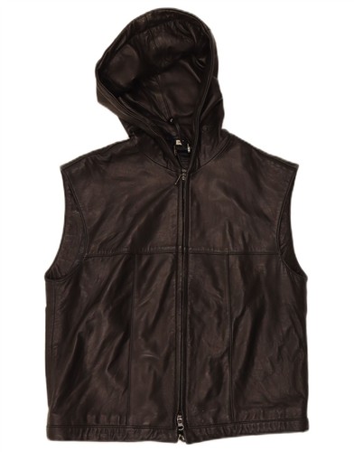 Leather sound gilet donna - leather, in