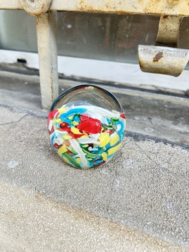 Murano glass ball - glass,