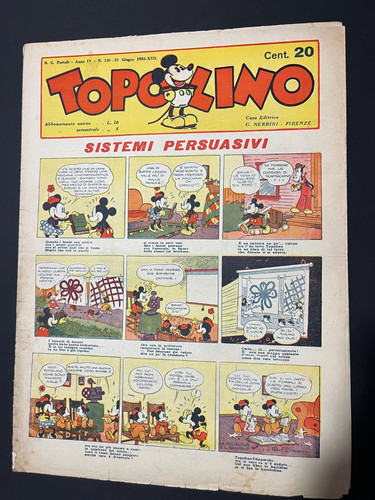 Topolino giornale originale - topolino,