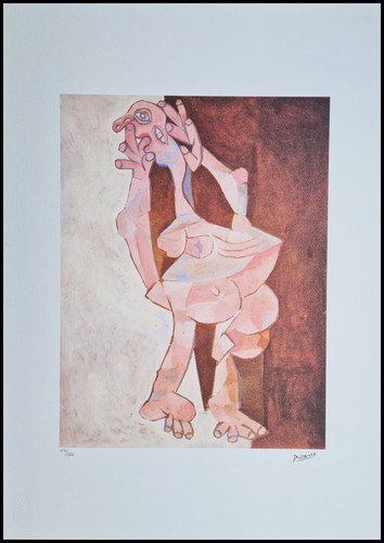 Pablo picasso standing - pablo, nude