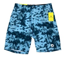 Body Guanto Uomo Pantaloncini NUOVO 30 32 34 Blu Elasticizzato Tie Dye UPF 50+ Prty Mail Shp