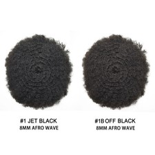 Afro Toupee per parrucca nera
