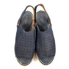 Clarks sandali tacco blu navy