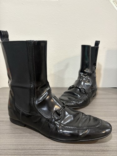 Stivaletti gucci horsebit neri - stivaletti,