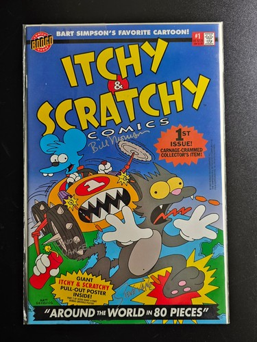 Simpsons comics firmato - simpsons,