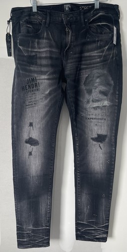 Jeans denim nero prps jimi - denim,