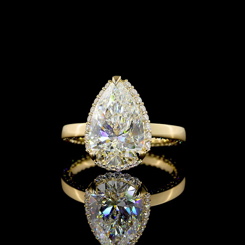 Anello fidanzamento aureola - di,