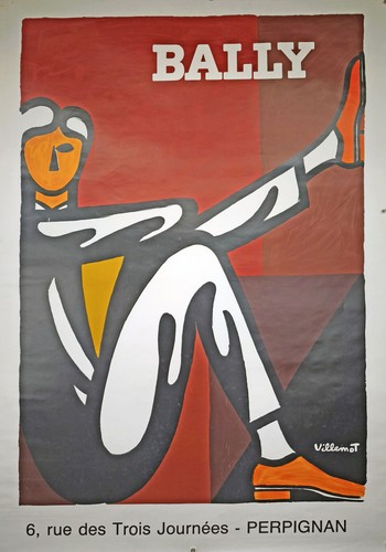 Villemot poster bally homme - villemot,