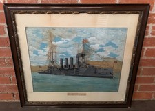 Antique c1901 HMS Bacchante