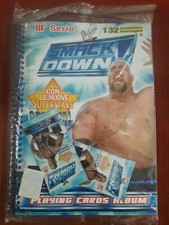 ALBUM VUOTO SIGILLATO CON 2 BUSTINE CARDS  WRESTLING  SMACK DOWN 3^ III SERIE 