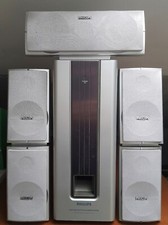Set completo Home Theatre Satelliti PHILIPS  5.1 con subwoofer attivo