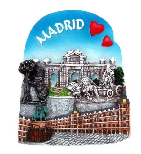 Madrid magnete souvenir spagna - magnete,