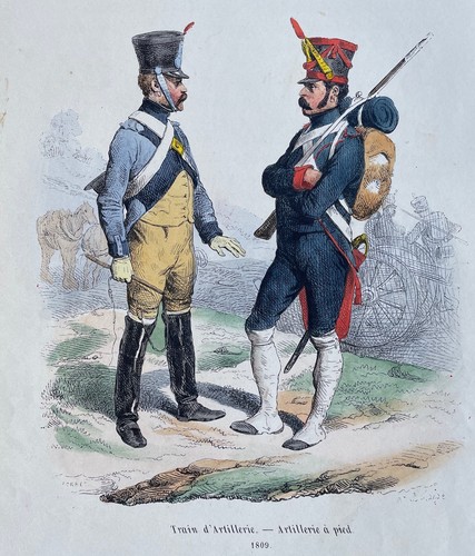 Napoléon train artillerie - train, d’artillerie