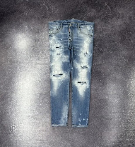 Jeans uomo dsquared2 blu - jeans,