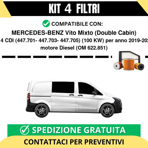 Kit filtri tagliando per - kit,