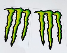Adesivi 21x15 Pezzi 2 graffio stemma Stickers "Monster"Per Auto Moto Scoote Ecc
