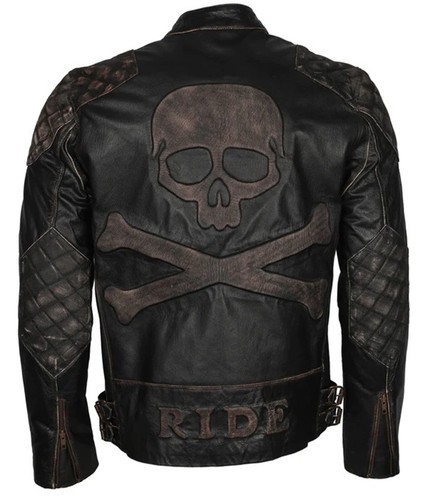Giacca motociclista uomo - giacca,
