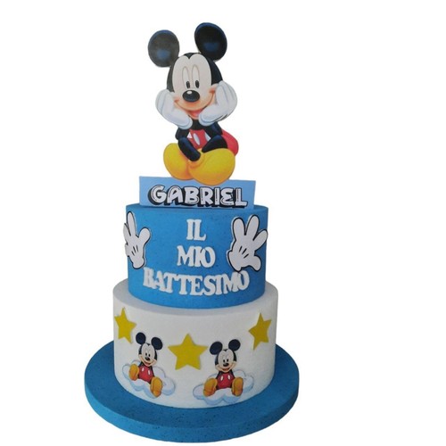 Torta battesimo topolino - torta,