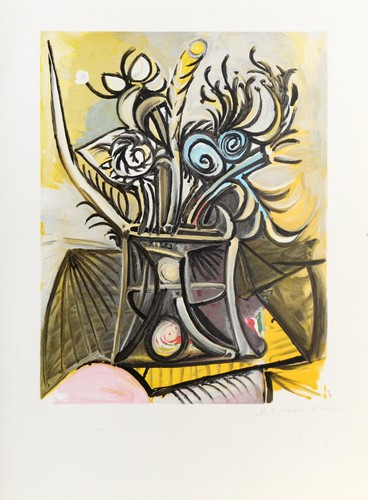 Pablo picasso vaso - pablo, fleurs