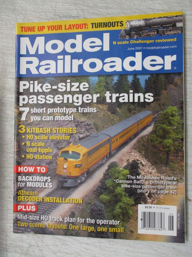 Model railroader magazine june - railroader,