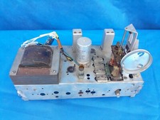 TELAIO Antica RADIO D'EPOCA Valvole NON TESTATO per RICAMBI RECUPERO PARTI n.12