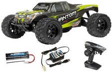 Maverick Phantom XT 1/10 4WD Monster Truck Automodello elettrico RTR Nero