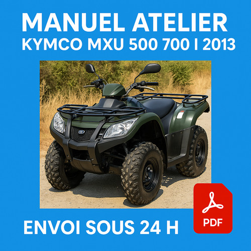 Manuel atelier kymco mxu - kymco,
