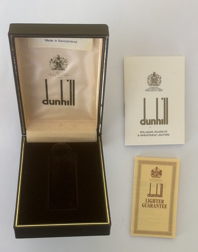 Dunhill rollagas lighter - rollagas, user