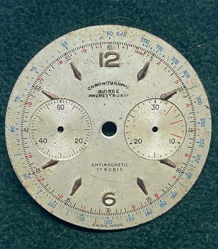 Quadrante chronographe suisse - quadrante,