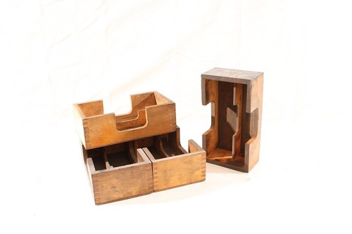 Vecchio cassa legno - vecchio,