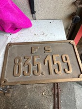 TARGA  treno originale 