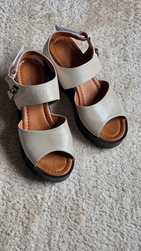 Sandali bianco sporco con