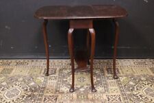 Tavolino / tavolo a bandelle / apribile / legno scuro lavorato / inglese / UK