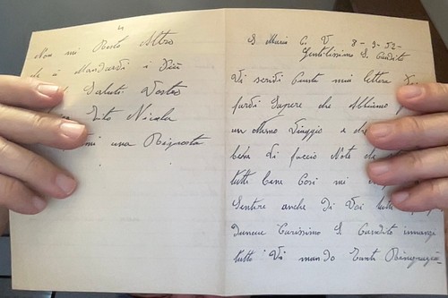 Lettera deliziosa 1952 per - deliziosa,