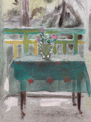 Disegno antico natura morta - disegno,