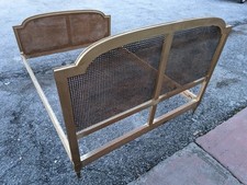 Letto Roccaile Laccato Con Paglia Di Vienna 