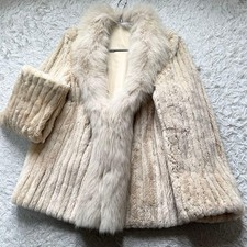 Cappotto pelliccia volpe blu