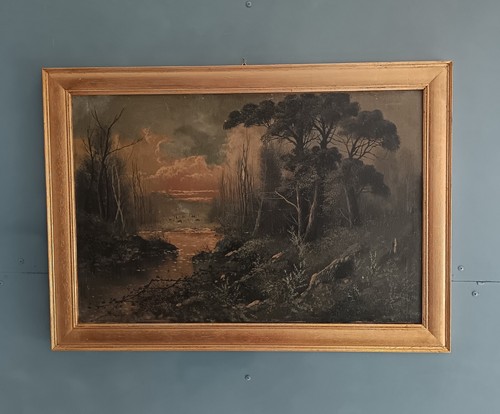 Olio tela paesaggio al - tela,