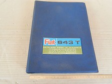 CATALOGO PARTI DI RICAMBIO ORIGINALE CAMION FIAT 643 T ANNO DI STAMPA 1968 RIF1