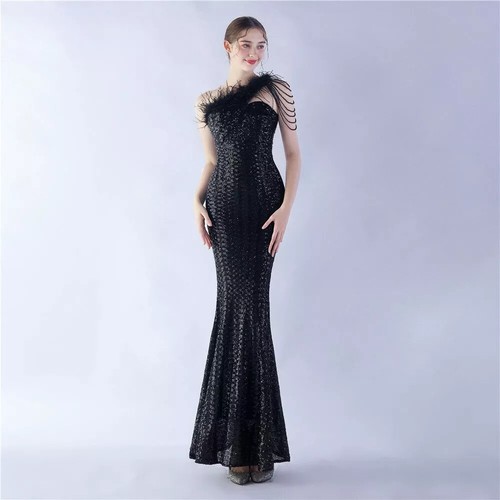 Vestito abito elegante lungo - vestito,