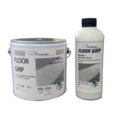 Floor Grip - Resina poliuretanica antiscivolo per pavimenti Kg 5 A+B